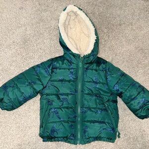Toddler 24m Oshkosh B’Gosh dinosaur winter coat